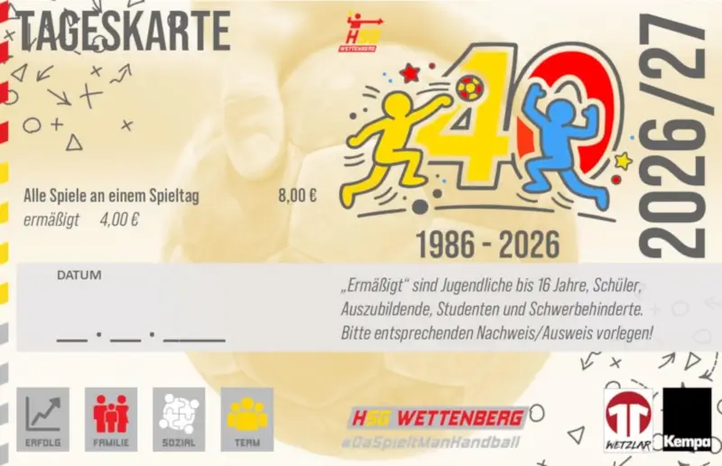 Tageskarte 2026/27